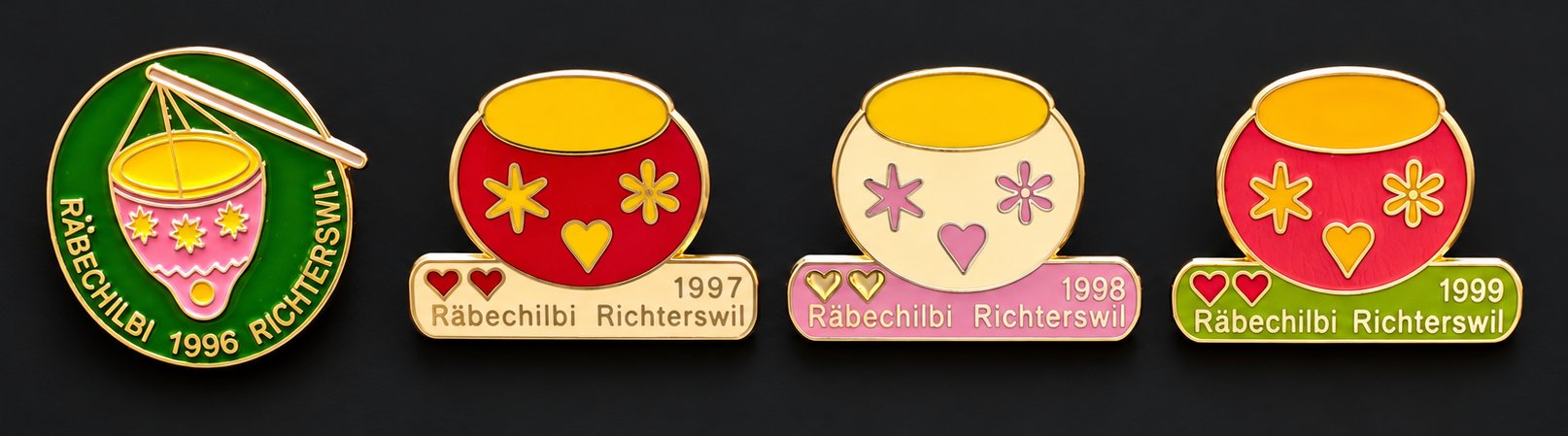 Räbechilbi Richterswil: Pins 1996 bis 1999