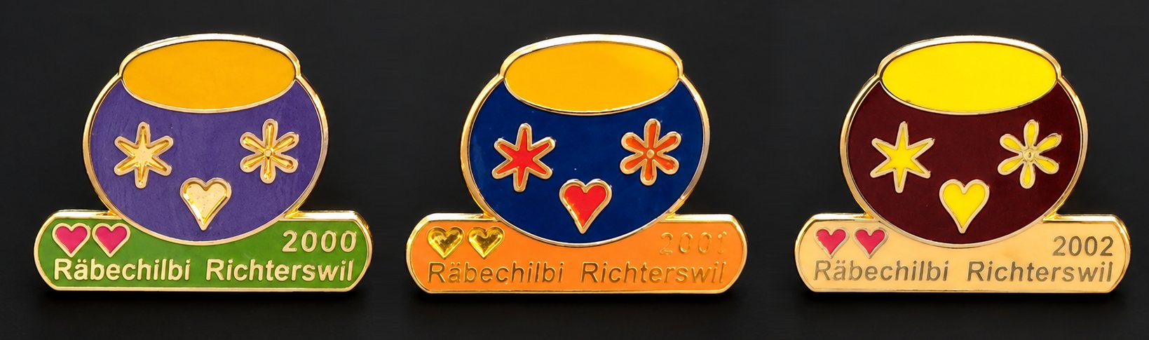 Räbechilbi Richterswil: Pins 2000 bis 2002