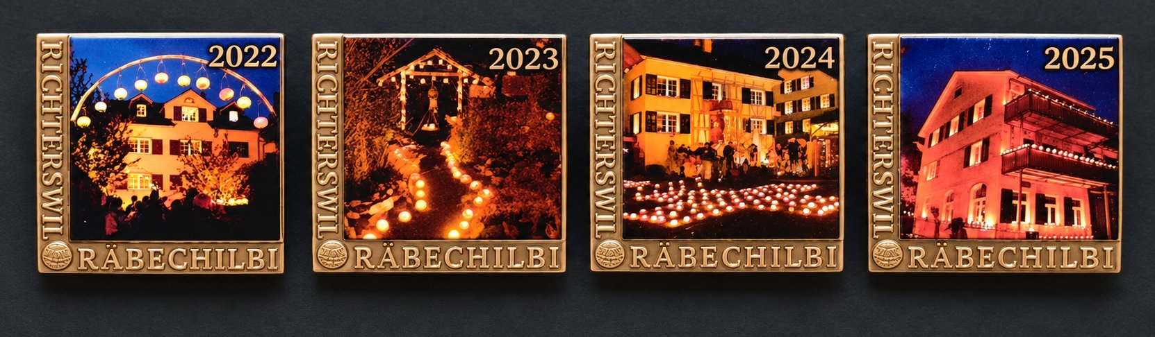 Räbechilbi Richterswil: Pins 2022 bis 2025