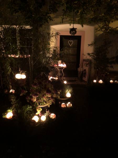 Räbengarten mit Herz, Räbechilbi Richterswil 2017 (Räbengarten, Dekoration)