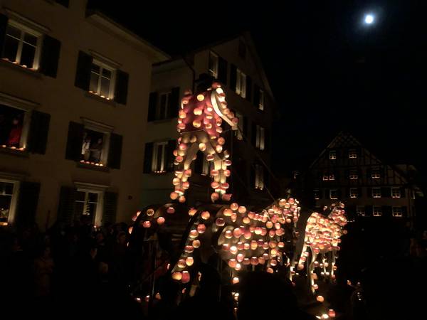 Ungarische Post – Männerchor Frohsinn, Räbechilbi Richterswil 2019 (Pferde)