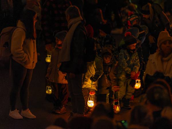 Verzierte Einzelräben, Räbechilbi Richterswil 2024 (Kindergarten Kuhn)