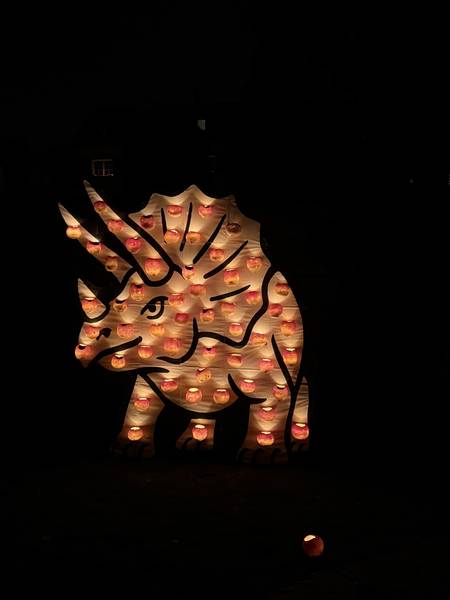 Jurassic Richti – Potpourris.ch, Räbechilbi Richterswil 2025 (Dinosaurier, Triceratops)